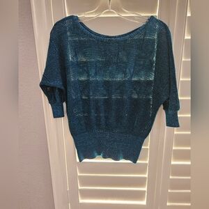 Cenit Glitter Knit Top Size SMALL